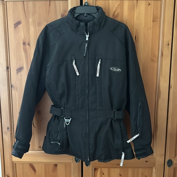 Cold Wave Snowmobile Ladies Jacket EUC zip out lining reflective material night - Picture 1 of 15